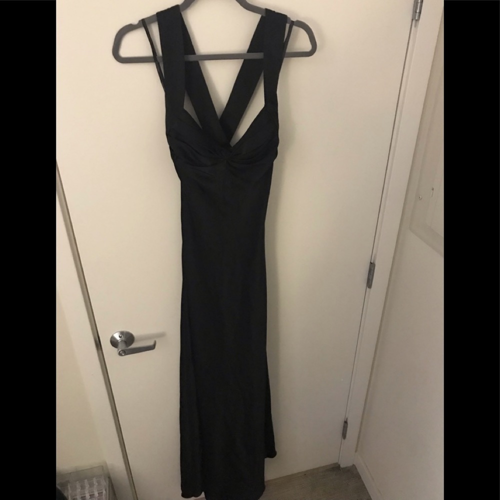 Calvin Klein long satin dress